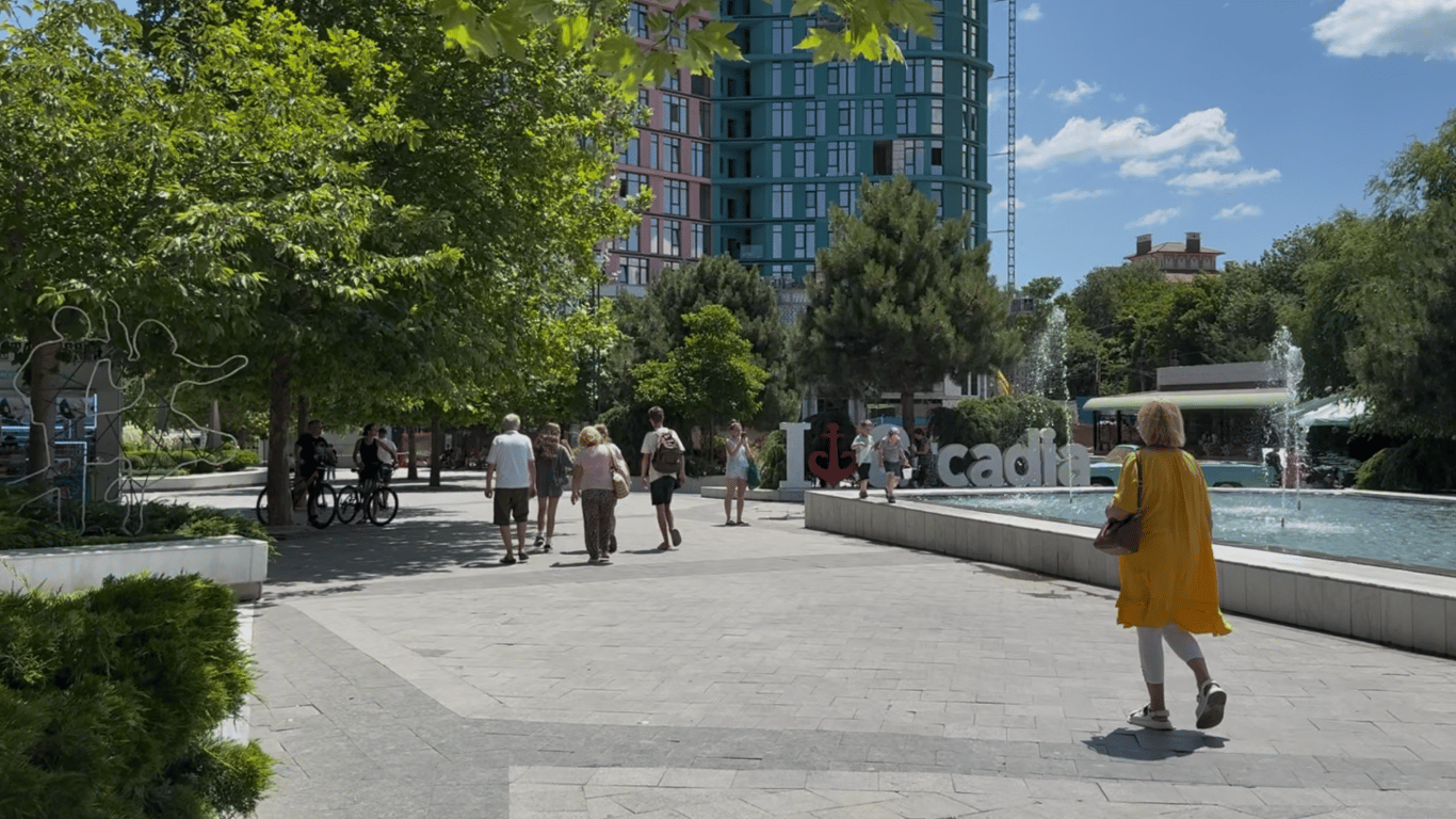 Das Ende des chaotischen Parkens - In der Arcadia von Odessa gibt es eine neue Markierung